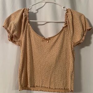 American Eagle Floral Shortsleeve Tee